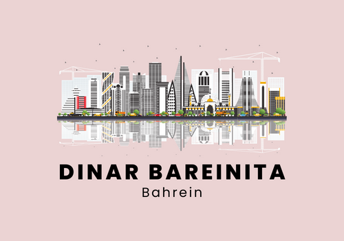 Cédula de ½ Dinar Bareinita 2008